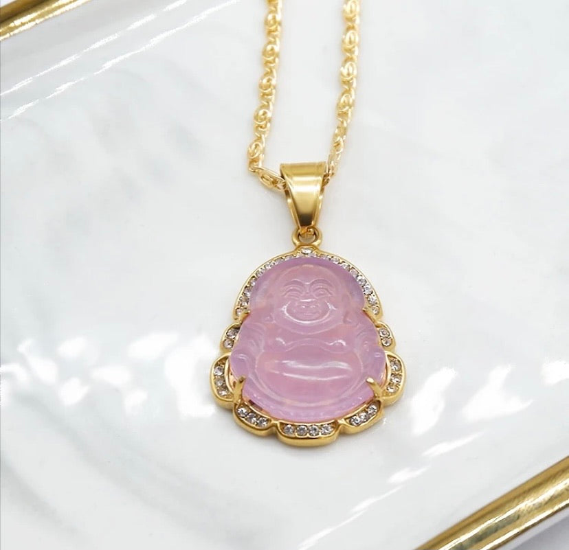 Buddah gold necklace